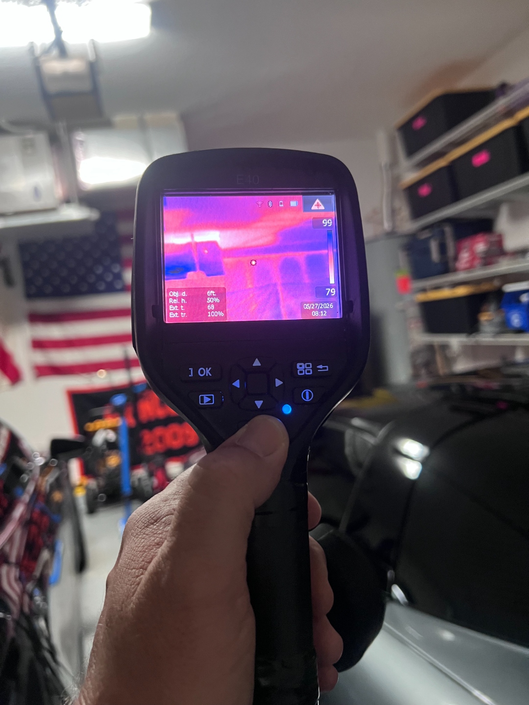 Thermal imaging camera used during a Home Enviro field inspection
